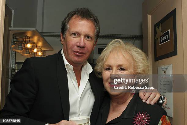 Garry Shandling and Doris Roberts during The Children Affected by AIDS Foundation Presents "Night of Comedy IV" Fundraising Event at Wilshire Theatre...