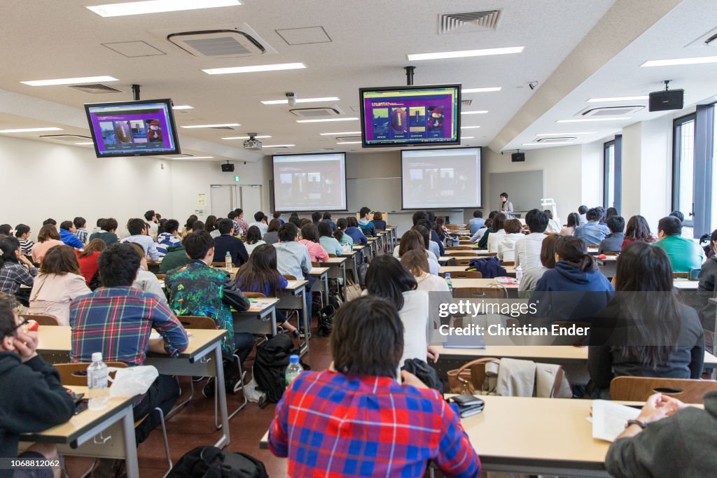 Japanese Students in Tokyo, Japan