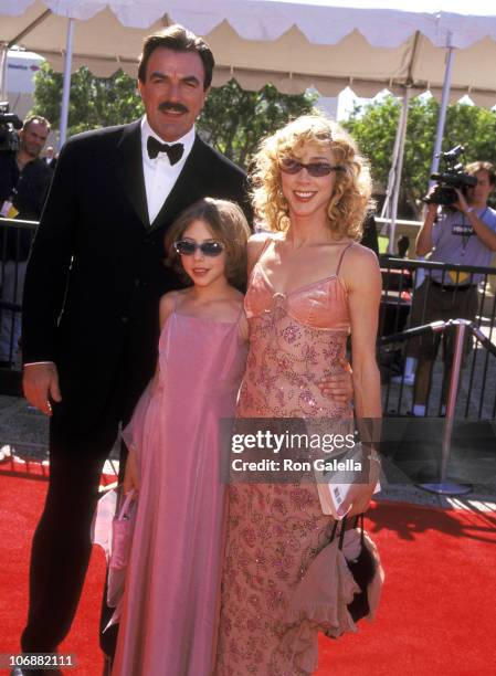 Tom Selleck, Jillie Mack, and daughter Hannah Selleck