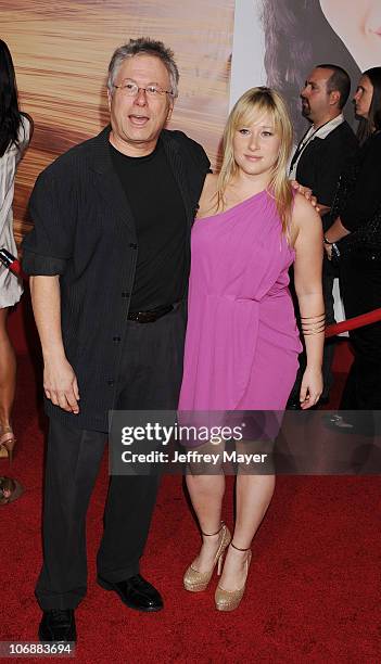 Alan Menken and daughter Anna attend the "Tangled" Los Angeles Premiere at the El Capitan Theatre on November 14, 2010 in Hollywood, California.