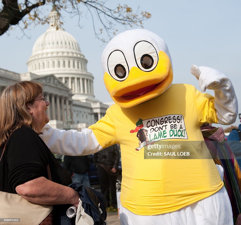 Supporters of the Tea Party, including o