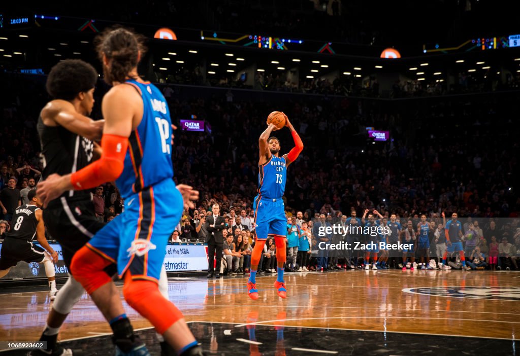 Oklahoma City Thunder v Brooklyn Nets