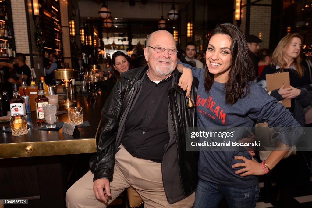 Mila Kunis, Jim Beam's Global Brand Partner, Surprised Fans Celebrating The 85th Anniversary Of The repeal Of Prohibition In Chicago
