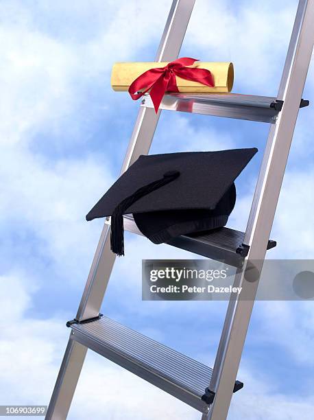 University Student Graduation Ladder High-Res Stock Photo - Getty Images