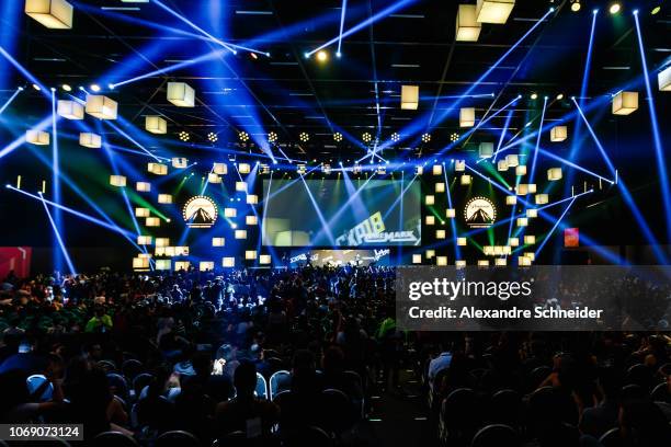 Stage at the Paramount Pictures presentation for Bumblebee at Comic-Con São Paulo on December 6, 2018 in São Paulo, Brazil.