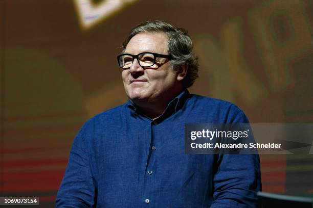 Lorenzo di Bonaventura attends the Paramount Pictures presentation for Bumblebee at Comic-Con São Paulo on December 6, 2018 in São Paulo, Brazil.