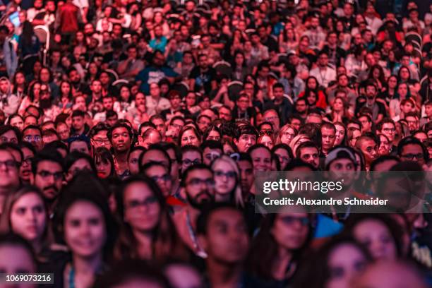 Crowd at the Paramount Pictures presentation for Bumblebee at Comic-Con São Paulo on December 6, 2018 in São Paulo, Brazil.