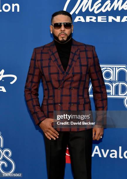 Al B. Sure! attends the 2018 Soul Train Awards at the Orleans Arena on November 17, 2018 in Las Vegas, Nevada.