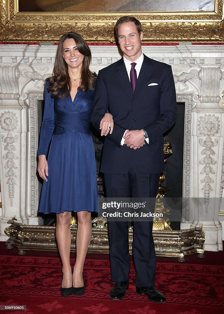 Clarence House Announce The Engagement Of Prince William To Kate Middleton