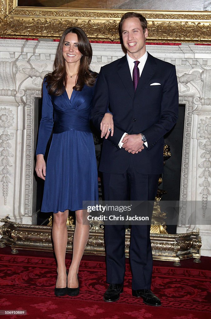 Clarence House Announce The Engagement Of Prince William To Kate Middleton
