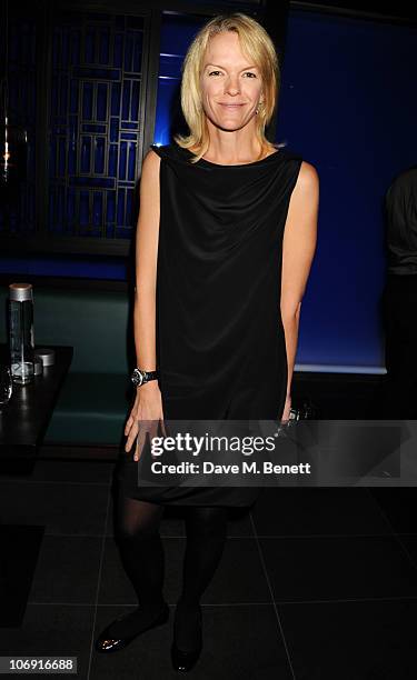 Elisabeth Murdoch attends the private dinner at Hakkasan Mayfair in support of Malaria No More on November 16, 2010 in London, England.