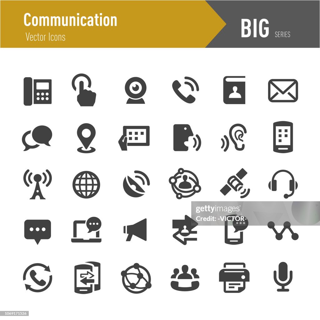 Communication Icon - Big Series