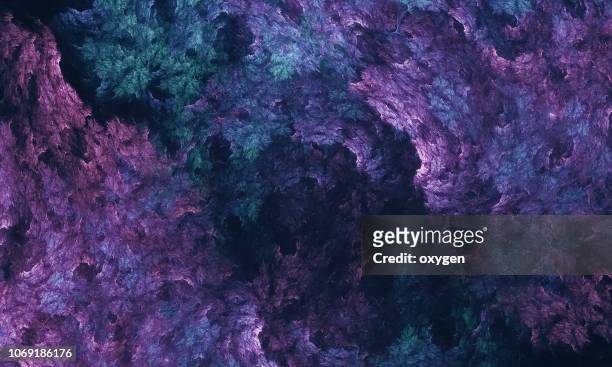 purple abstract glowing space stars background - watercolor galaxy stock pictures, royalty-free photos & images