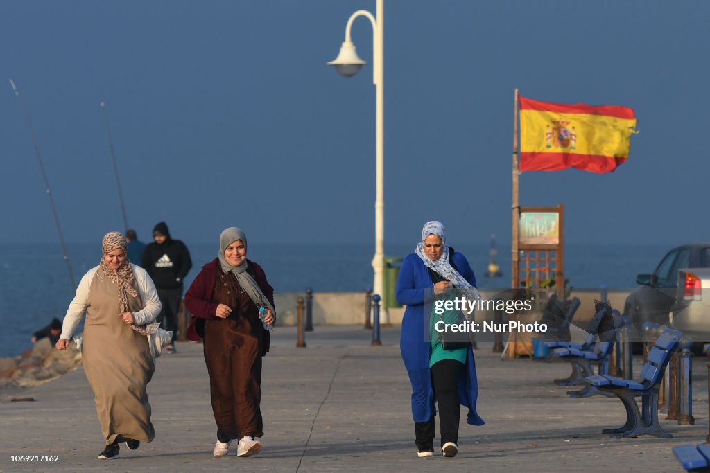 Melilla Border Fence MoroccoSpain