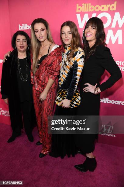 Michelle Anthony, Fletcher, Maggie Rodgers and Michelle Jubelirer attend Billboard Women In Music 2018 on December 6, 2018 in New York City.