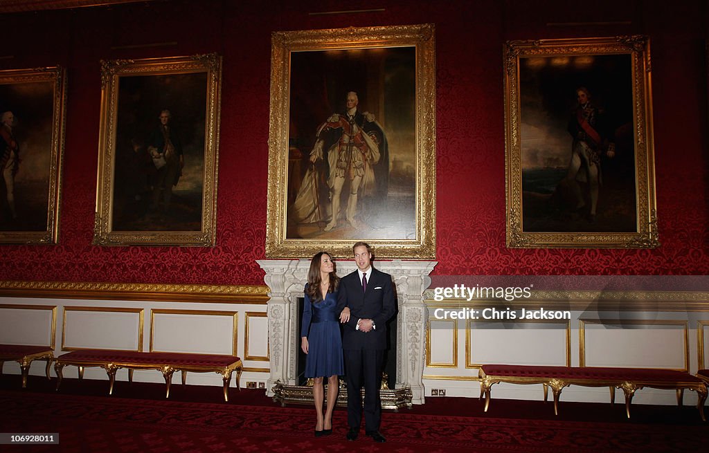 Clarence House Announce The Engagement Of Prince William To Kate Middleton