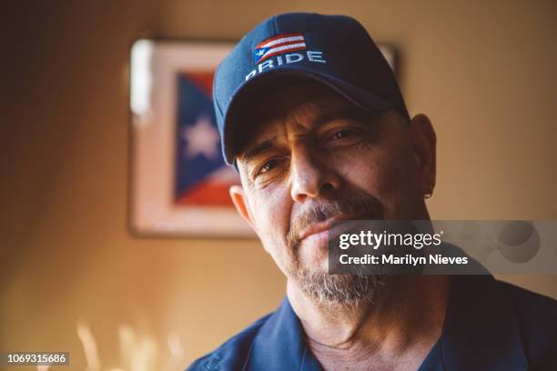 portrait of a proud puerto rican man - puerto rican ethnicity stock pictures, royalty-free photos & images