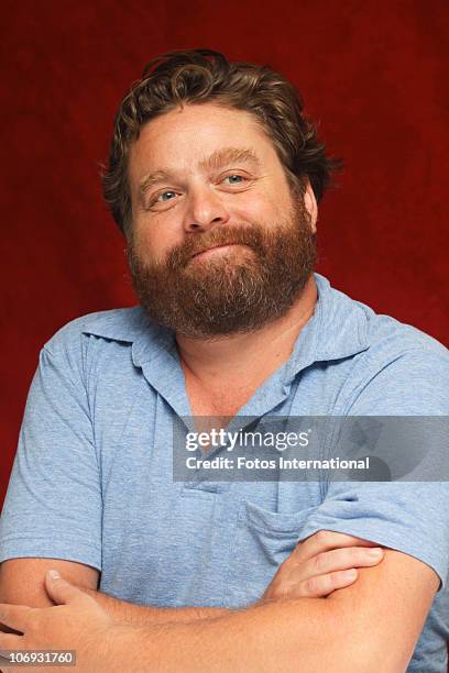 Zach Galifianakis poses for a photo during a portrait session at the Park Hyatt in Toronto, Ontario Canada on September 12, 2010. Reproduction by...