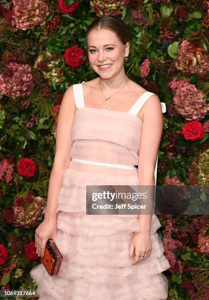 Poppy Jamie attends the Evening Standard Theatre Awards 2018 at the Theatre Royal on November 18, 2018 in London, England.