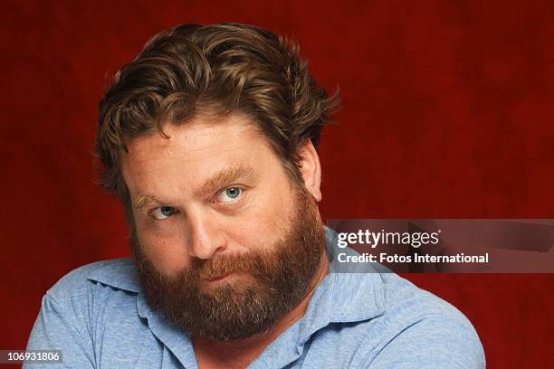 Zach Galifianakis poses for a photo during a portrait session at the Park Hyatt in Toronto, Ontario Canada on September 12, 2010. Reproduction by...