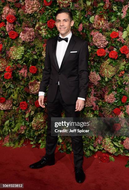 Matthew Lopez attends the Evening Standard Theatre Awards 2018 at the Theatre Royal on November 18, 2018 in London, England.