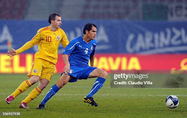Christian Daniel Ledesma of Italy during the international friendly match between Italy and Romania at Hypo-Arena on November 17, 2010 in Klagenfurt,...
