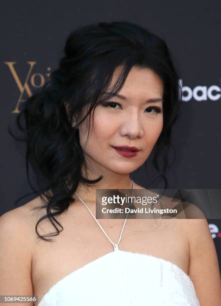 Gwendoline Yeo attends the 5th Annual Voice Arts Awards at Warner Bros. Studios on November 18, 2018 in Burbank, California.