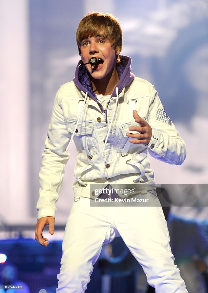 Justin Bieber "My World" Tour At Madison Square Garden