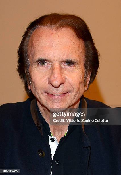 Emerson Fittipaldi attends the Laureus Academy Forum Session 3 held at Hotel Principe Di Savoia on November 18, 2010 in Milan, Italy.