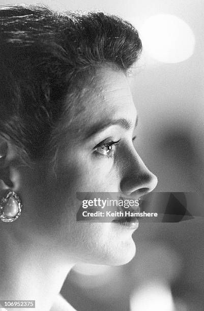 American actress Sean Young stars in the film 'Blue Ice', 1992.