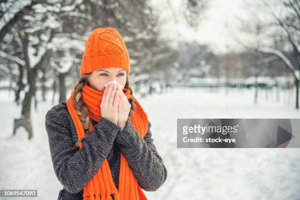 cold - winter illness stock pictures, royalty-free photos & images