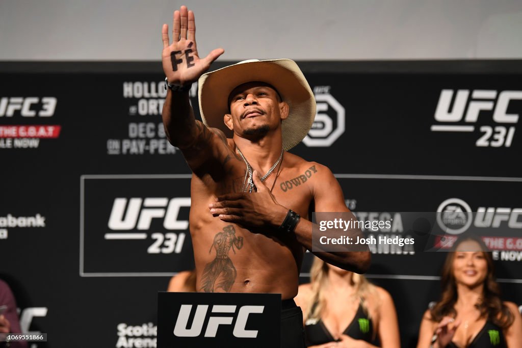 UFC 231: Weigh-ins