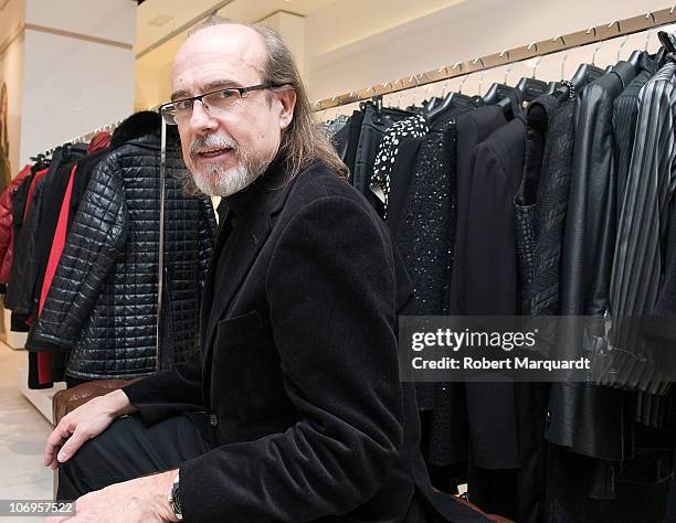 Fashion designer Javier Simorra attends the 'Javier Simorra' store opening at the Pedrables Center on November 18, 2010 in Barcelona, Spain.