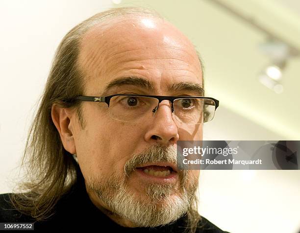 Fashion designer Javier Simorra attends the 'Javier Simorra' store opening at the Pedrables Center on November 18, 2010 in Barcelona, Spain.