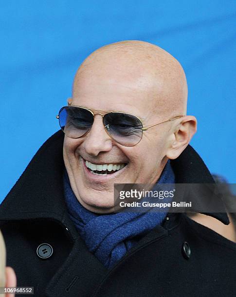 Arrigo Sacchi, of Italy during the U21 international friendly match between Italy and Turkey at Stadio Bruno Recchioni on November 17, 2010 in Fermo,...