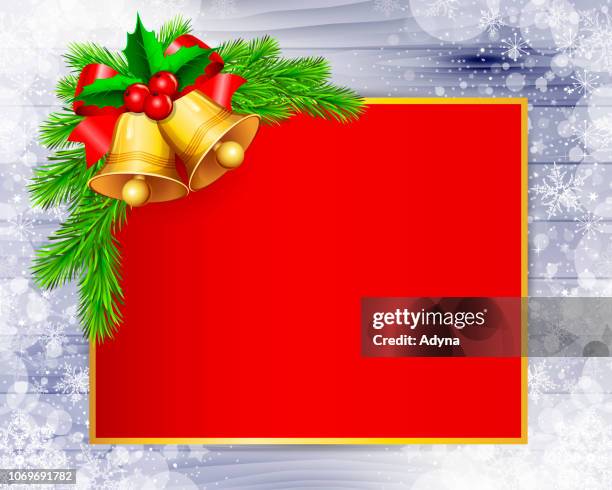 christmas background - rustic table top stock illustrations