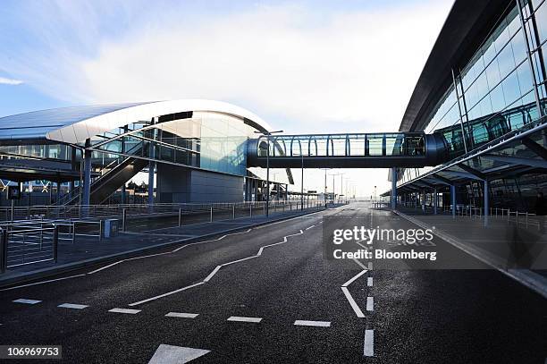 Dublin airport's Terminal 2 building stands in Dublin, Ireland, on Friday, Nov. 19, 2010. The Dublin Airport Authority said two days ago that the 600...