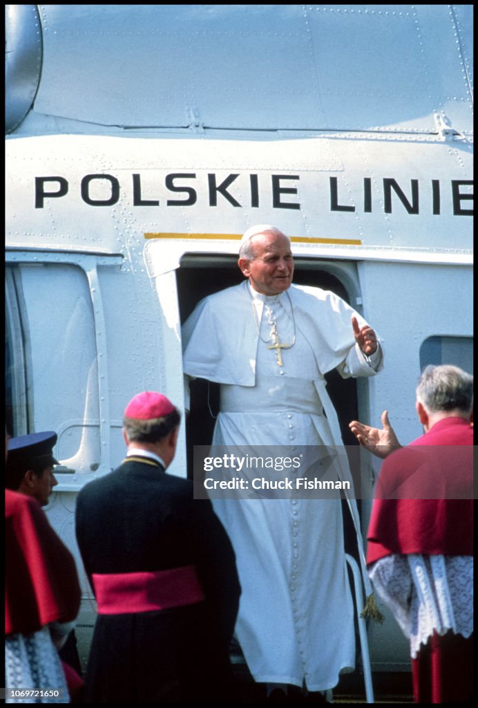Pope John Paul II In Gniezno