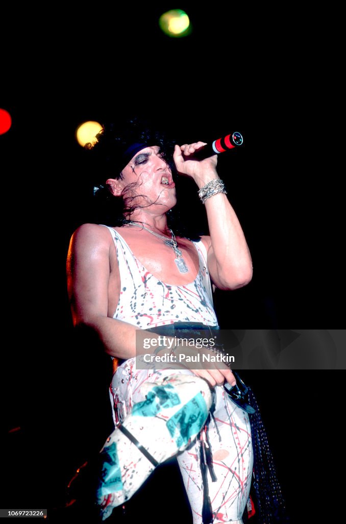 Rat Singer Singer Stephen Pearcy of Ratt performs on stage at the Poplar Creek ...