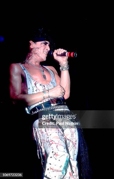 Rat Singer Singer Stephen Pearcy of Ratt performs on stage at the Poplar Creek ...