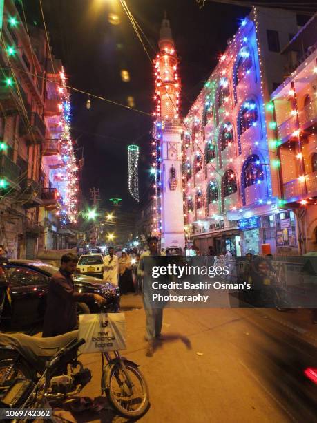 karachi -life going around streets of the city - kathiawar stock pictures, royalty-free photos & images