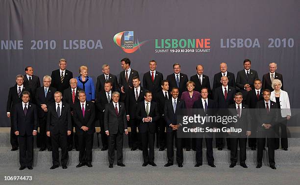 Italy's Prime Minister Silvio Berlusconi, Latvia's President Valdis Zatlers, Lithuania's President Dalia Grybauskaite, Luxembourg's Prime Minister...