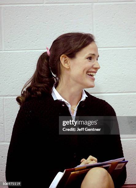 Jennifer Garner attends the launch of six new Save the Children U.S. Program sites at the Ashton Elementary School on November 19, 2010 in Ashton,...