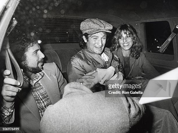 Robin Williams and Wife Valerie Williams and Friend