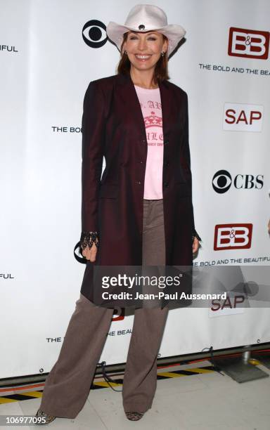 Lesley-Anne Down during "The Bold and The Beautiful" Celebrates Five Years of SAP Technology on the CBS Television Network at CBS Television City in...