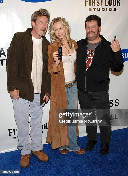 Jim McCaffrey, Andrea Roth , John Scurti during Samsung and First Look Studios Presents "Across The Hall" Premiere Screening and Party at Samsung...