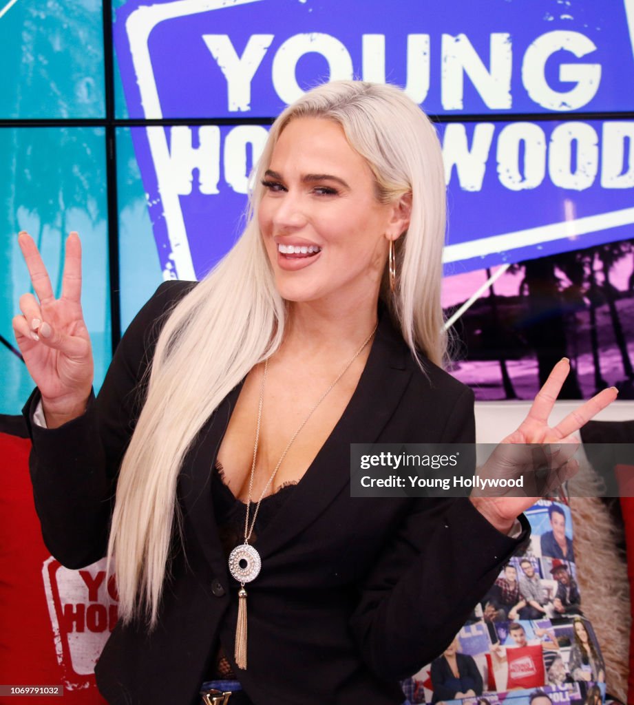 WWE Superstar Lana Visits Young Hollywood Studio