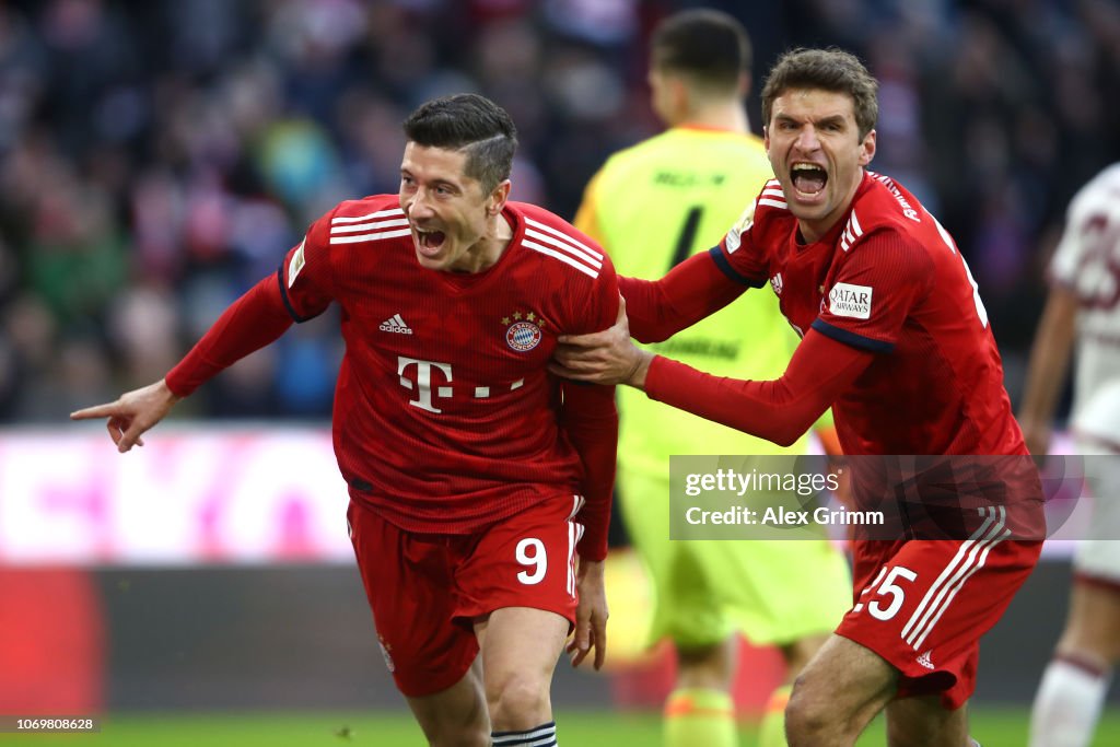 FC Bayern Muenchen v 1. FC Nuernberg - Bundesliga