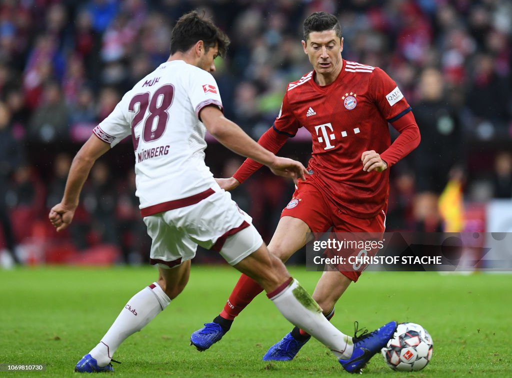 FBL-GER-BUNDESLIGA-BAYERN MUNICH-NUREMBERG
