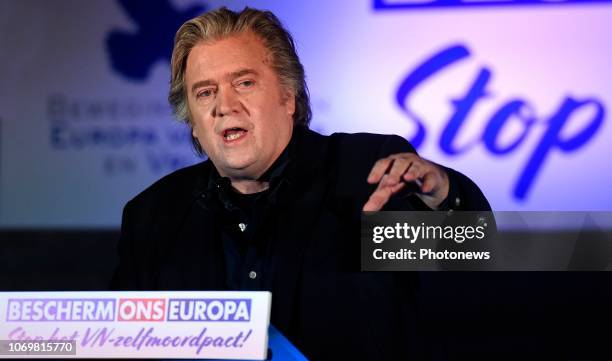 - Evenement van Vlaams Belang over het migratiepact van de Verenigde Naties met Steve Bannon, voormalig campagneleider van de Amerikaanse president...